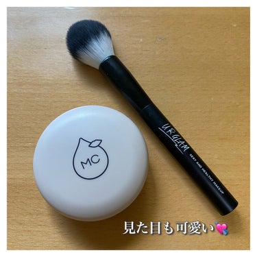 UR GLAM　FACE BRUSH/U R GLAM/メイクブラシを使ったクチコミ（5枚目）