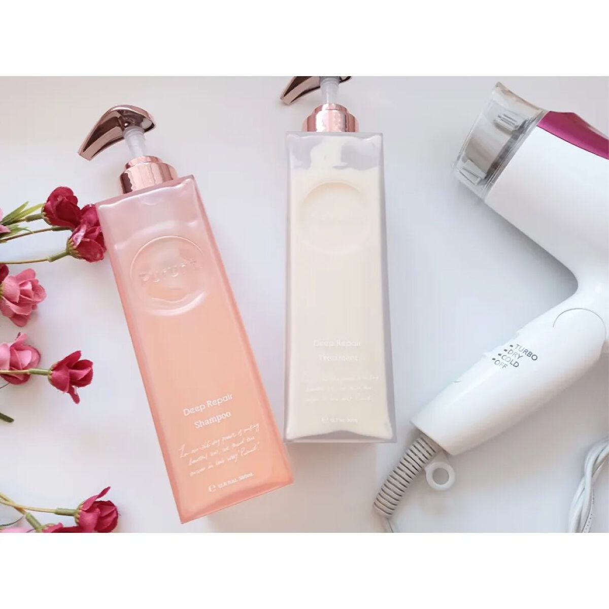 プルント ディープリペア美容液シャンプー／トリートメント/Purunt./市販シャンプーを使ったクチコミ（1枚目）