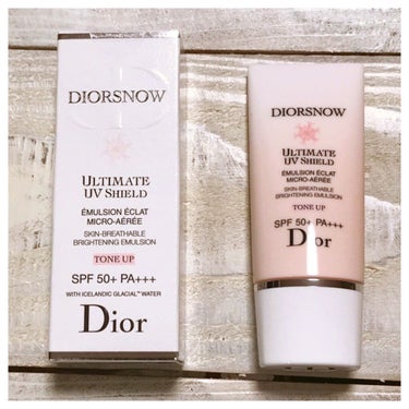 【旧】スノー UVシールド トーンアップ 50+/Dior/日焼け止め・UVケアを使ったクチコミ（2枚目）