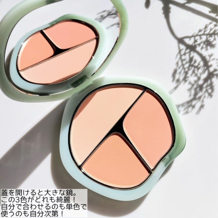 TIMAGE  3色チークパレット/TIMAGE/パウダーチークを使ったクチコミ(3枚目)