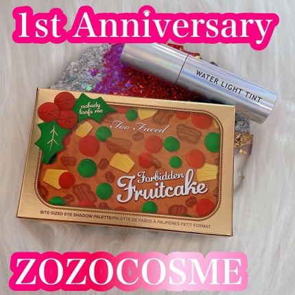 フォビドゥン フルーツケーキ ミニ アイシャドウ パレット/Too Faced/アイシャドウパレットを使ったクチコミ(1枚目)