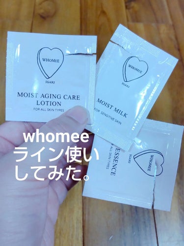 モイストエイジングケアローション/WHOMEE/化粧水を使ったクチコミ（1枚目）