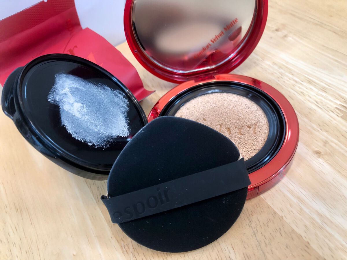 プロテーラービーベルベットカバークッション/espoir/クッションファンデーションを使ったクチコミ(3枚目)