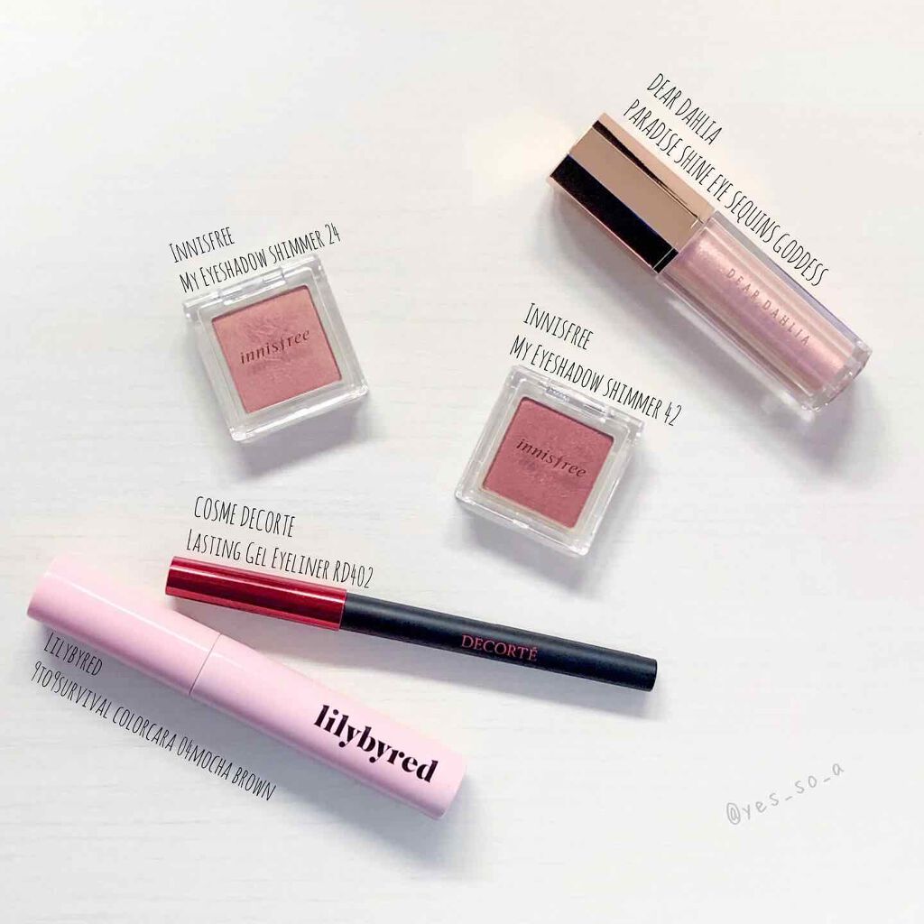 パラダイス シャイン アイ シークイン ゴッデス/DEAR DAHLIA/リキッドアイシャドウを使ったクチコミ（1枚目）