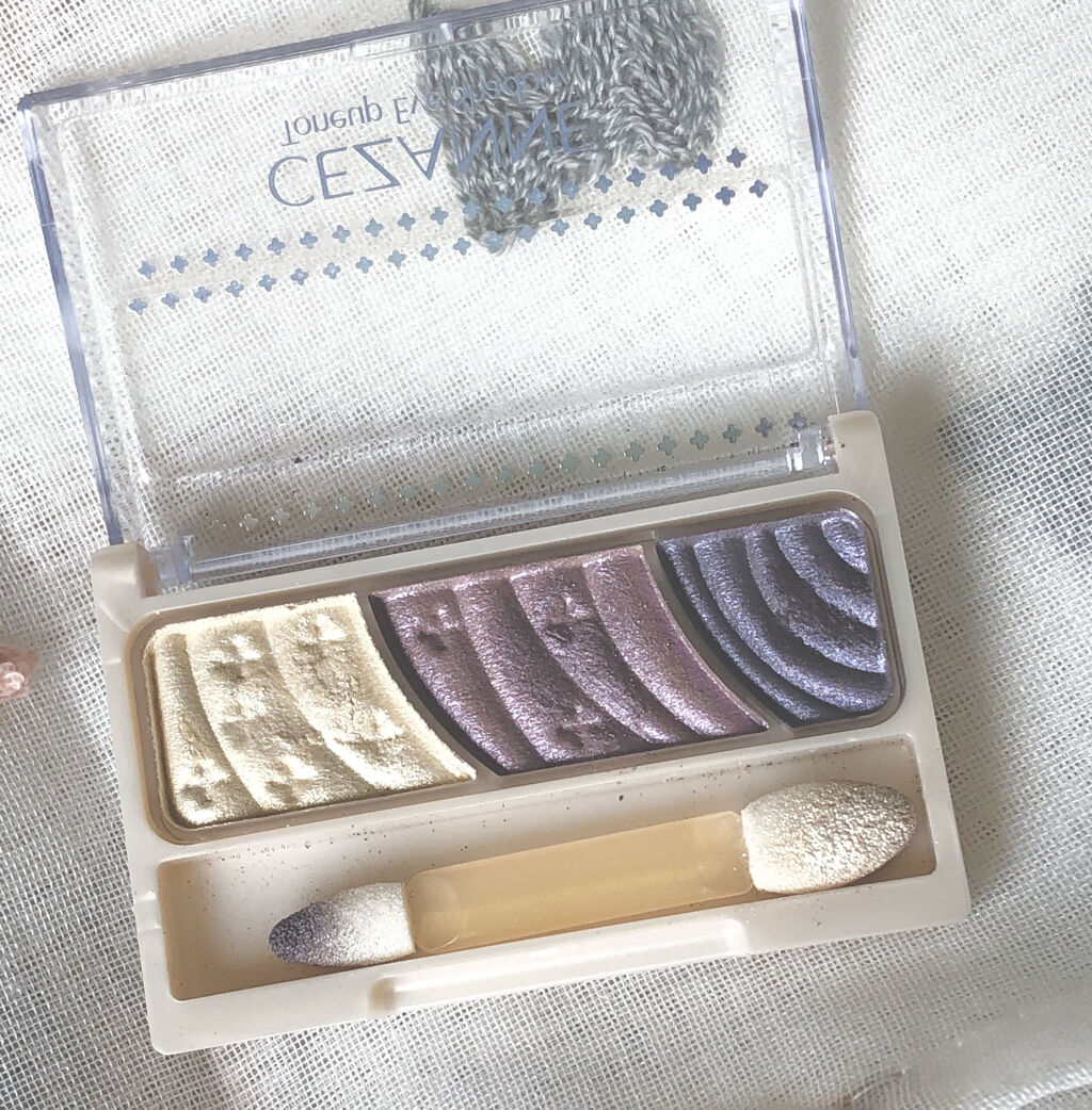 トーンアップアイシャドウ/CEZANNE/アイシャドウパレットを使ったクチコミ（2枚目）