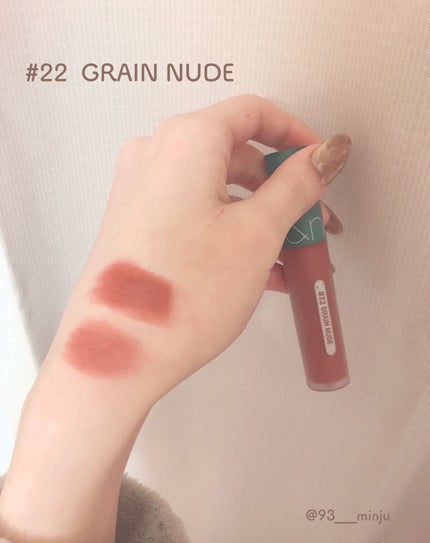 ゼロベルベットティント/rom&nd/リップティントを使ったクチコミ(3枚目)