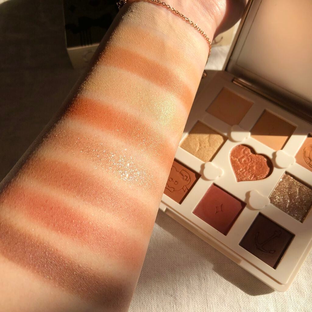 Love Bear 9色 アイシャドウパレット/FlowerKnows/アイシャドウパレットを使ったクチコミ(5枚目)