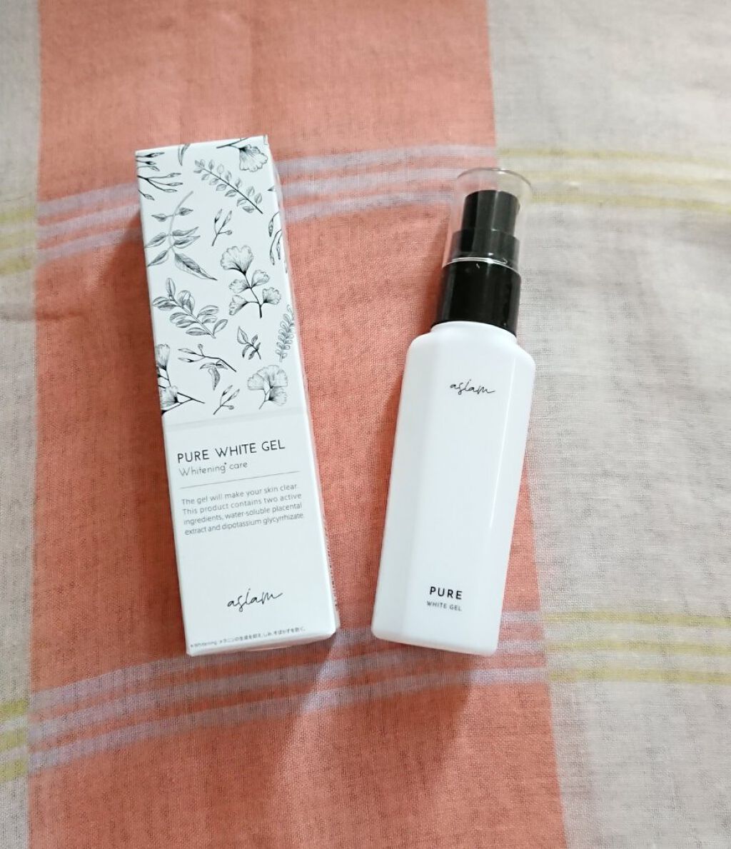 ピュアホワイトジェル/asiam/オールインワン化粧品を使ったクチコミ(1枚目)