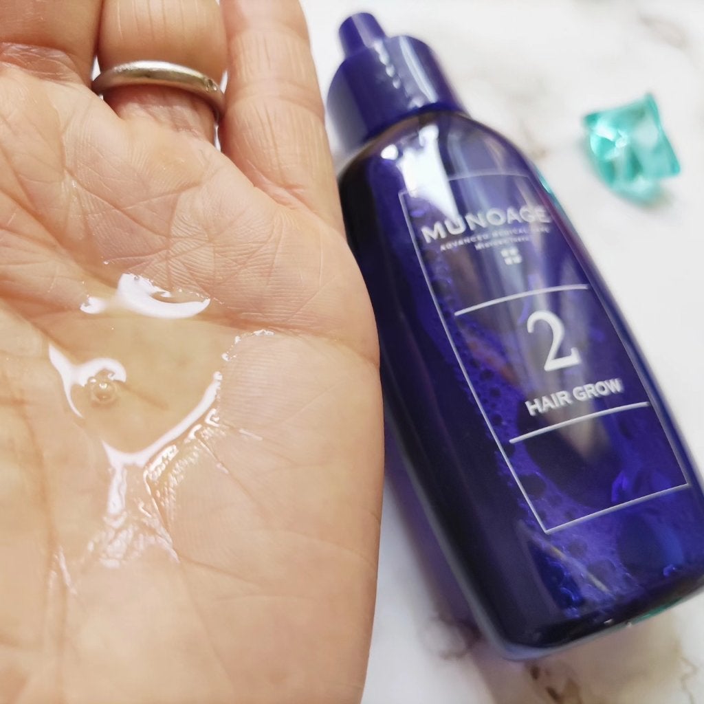 Wアプローチヘアプログラム/MUNOAGE(ミューノアージュ)/頭皮ローションを使ったクチコミ(5枚目)