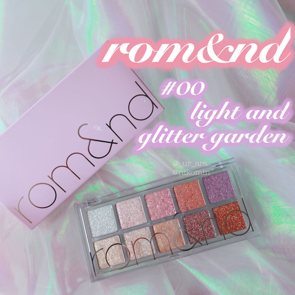 ベターザンパレット/rom&nd/アイシャドウパレットを使ったクチコミ(1枚目)