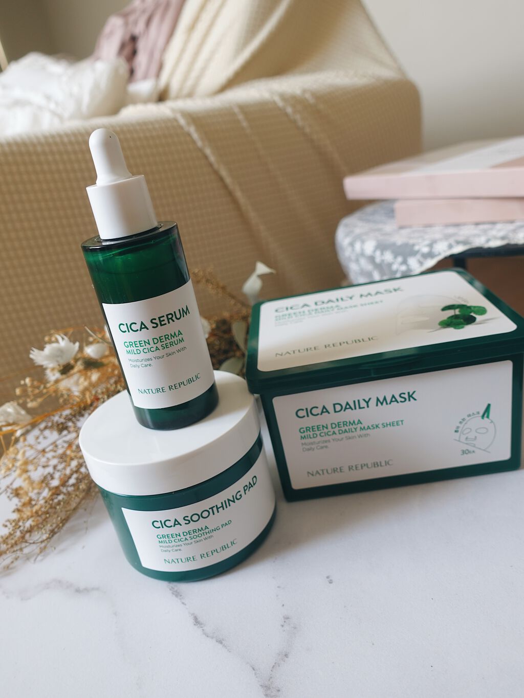 グリーンダーマCICA デイリーシートマスク/ネイチャーリパブリック/シートマスク・パックを使ったクチコミ(2枚目)