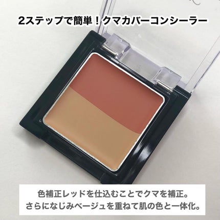 リシェ レッドトリック アイコンシーラー/Visée/パレットコンシーラーを使ったクチコミ(2枚目)