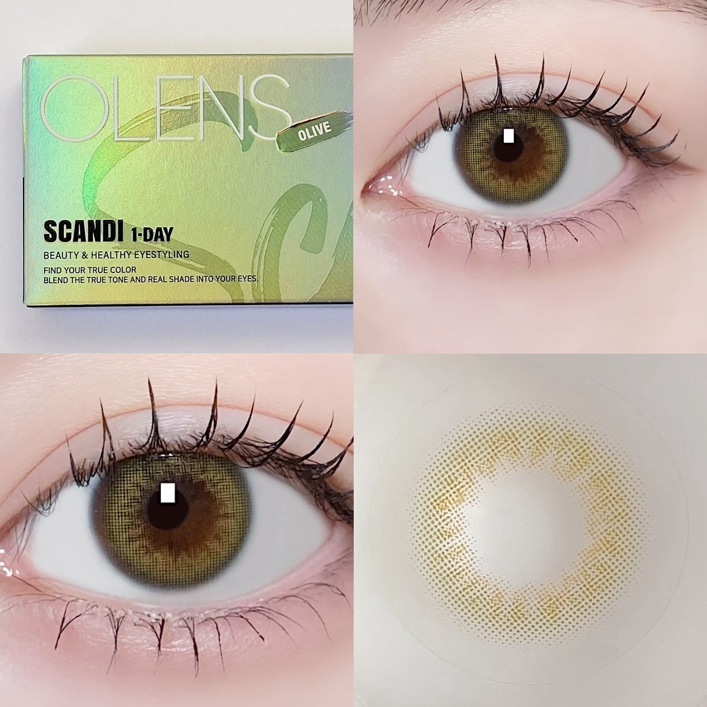 Glowy 1day/OLENS/ワンデー（１DAY）カラコンを使ったクチコミ（2枚目）