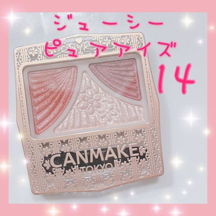 ジューシーピュアアイズ/キャンメイク/アイシャドウパレットを使ったクチコミ(1枚目)