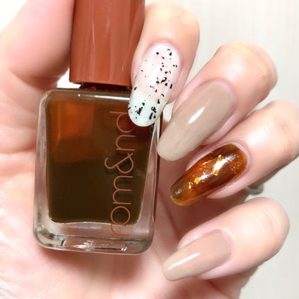 ムードペブルネイル/rom&nd/マニキュアを使ったクチコミ(2枚目)