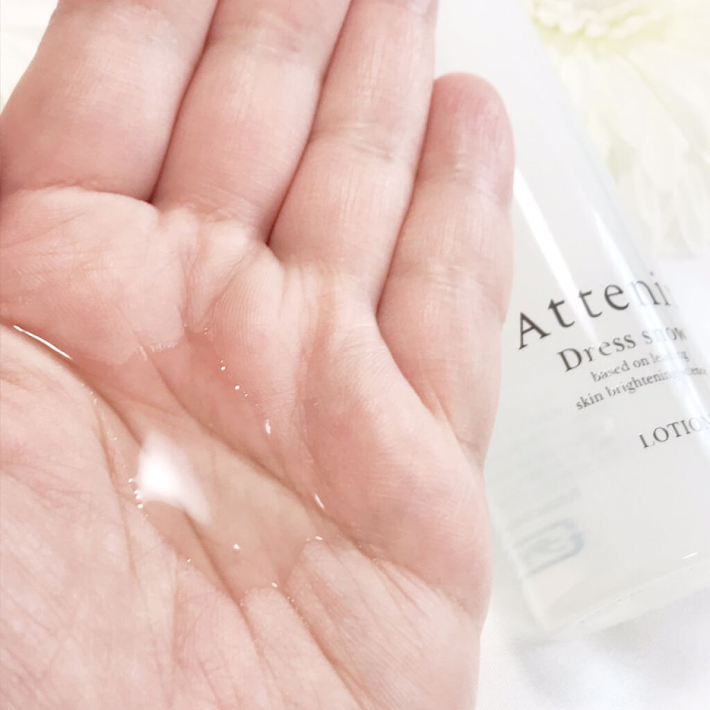 ドレススノー ローション【医薬部外品】 /アテニア/化粧水を使ったクチコミ（3枚目）