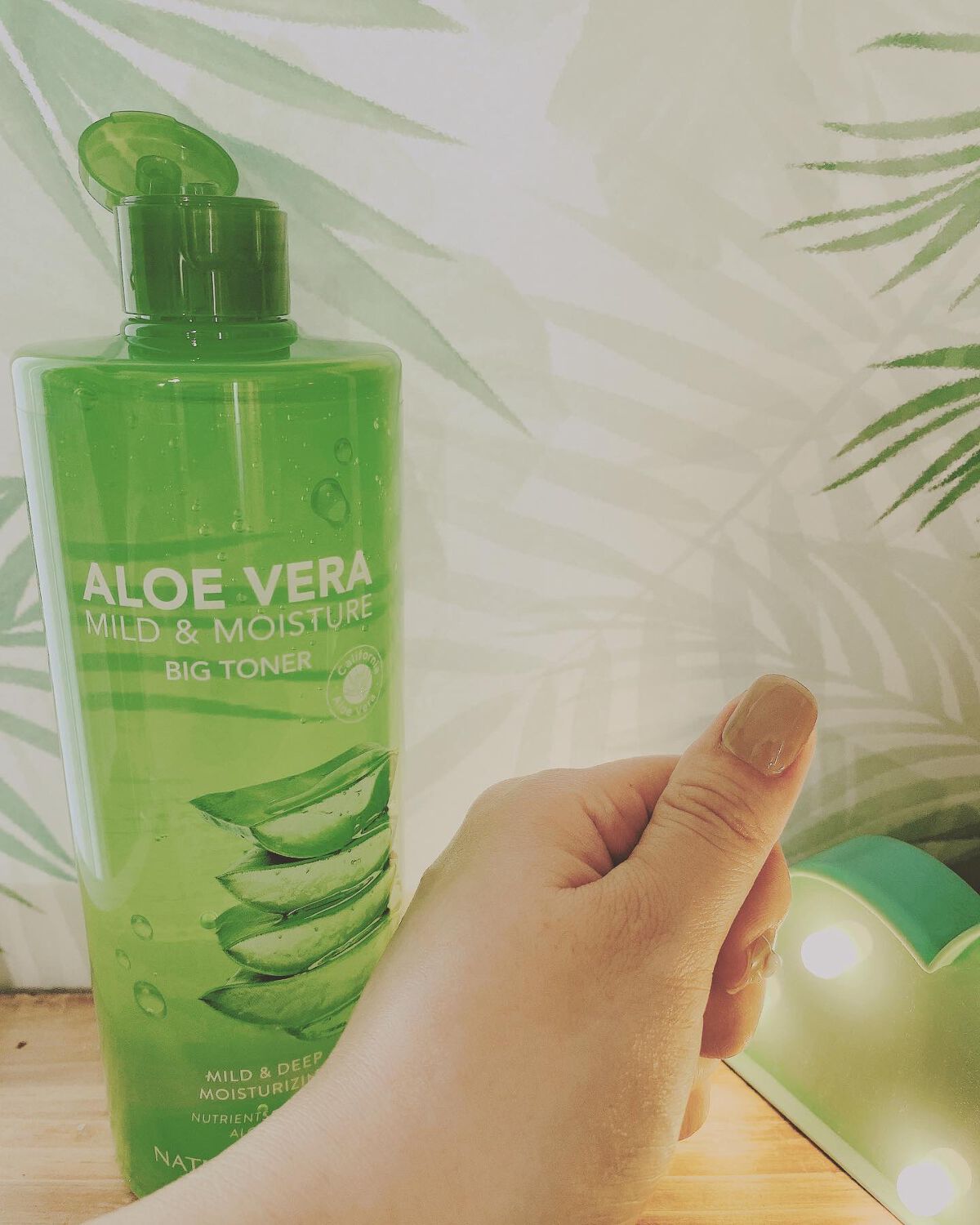 マイルド＆モイスチャー アロエビッグトナー/ネイチャーリパブリック/化粧水を使ったクチコミ（3枚目）
