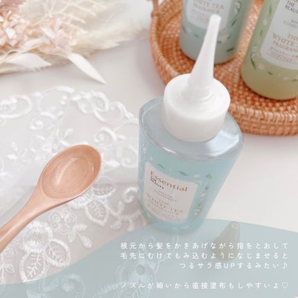 エッセンシャル ザビューティ 髪のキメ美容ウォータートリートメント ホワイトティーの香り/エッセンシャル/アウトバストリートメントを使ったクチコミ(7枚目)