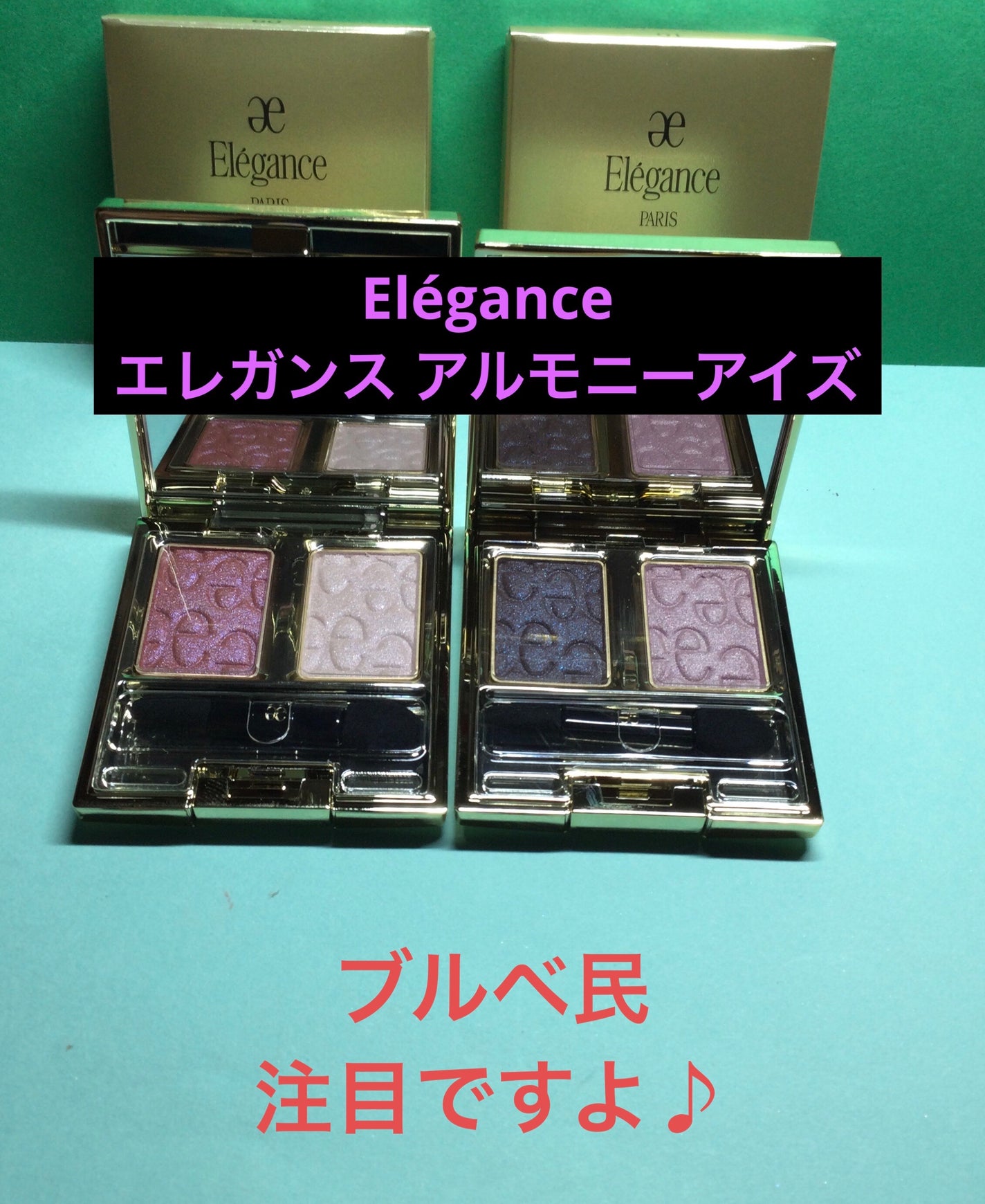 エレガンス アルモニーアイズ/Elégance/アイシャドウパレットを使ったクチコミ(1枚目)