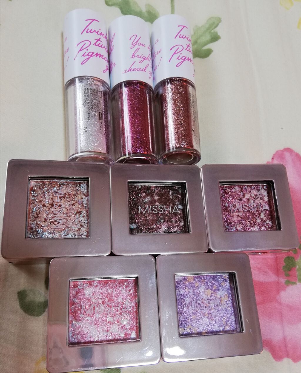 グリッターピグメント/SHOBIDO/グリッターを使ったクチコミ（3枚目）