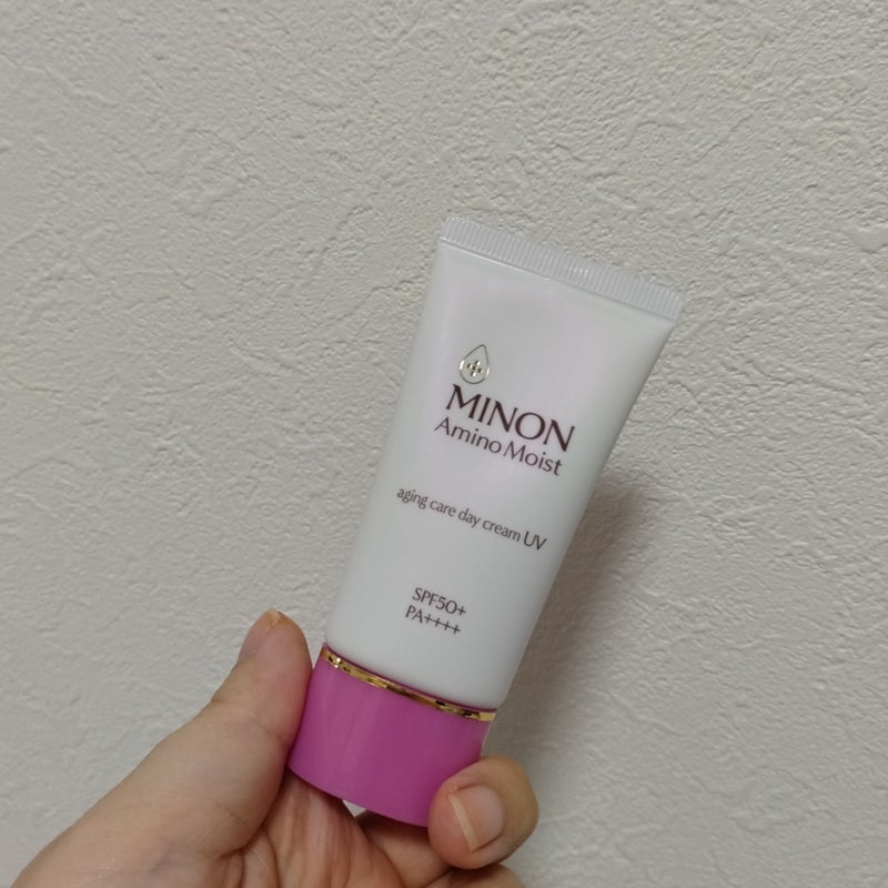 ミノン アミノモイスト エイジングケア デイクリームUV/ミノン/日焼け止めクリームを使ったクチコミ(1枚目)