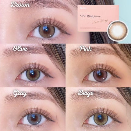 ViVi Ring 1Month/OLENS/カラーコンタクトレンズを使ったクチコミ(5枚目)