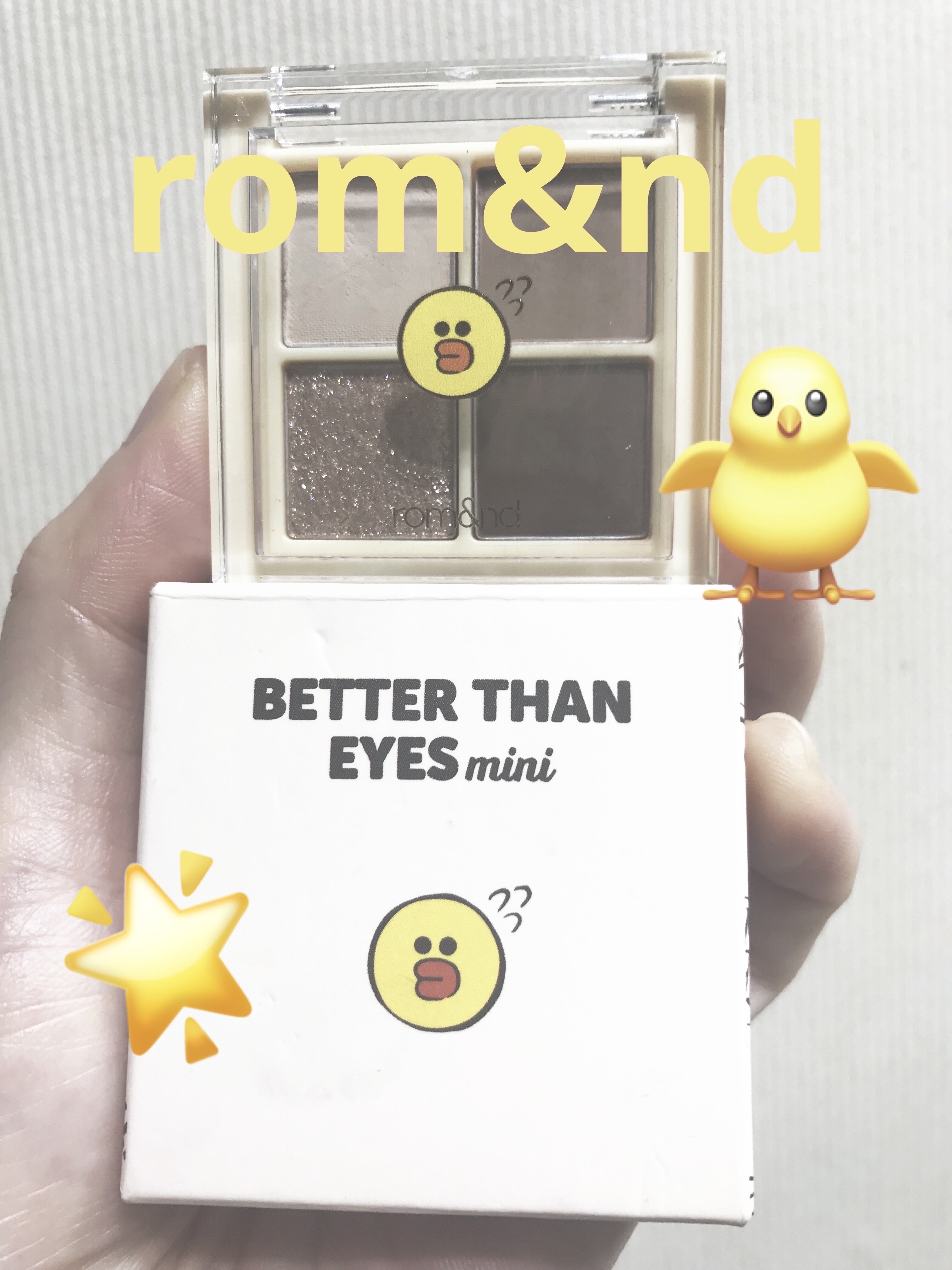 ベターザンアイズ ミニ/rom&nd/アイシャドウパレットを使ったクチコミ（1枚目）