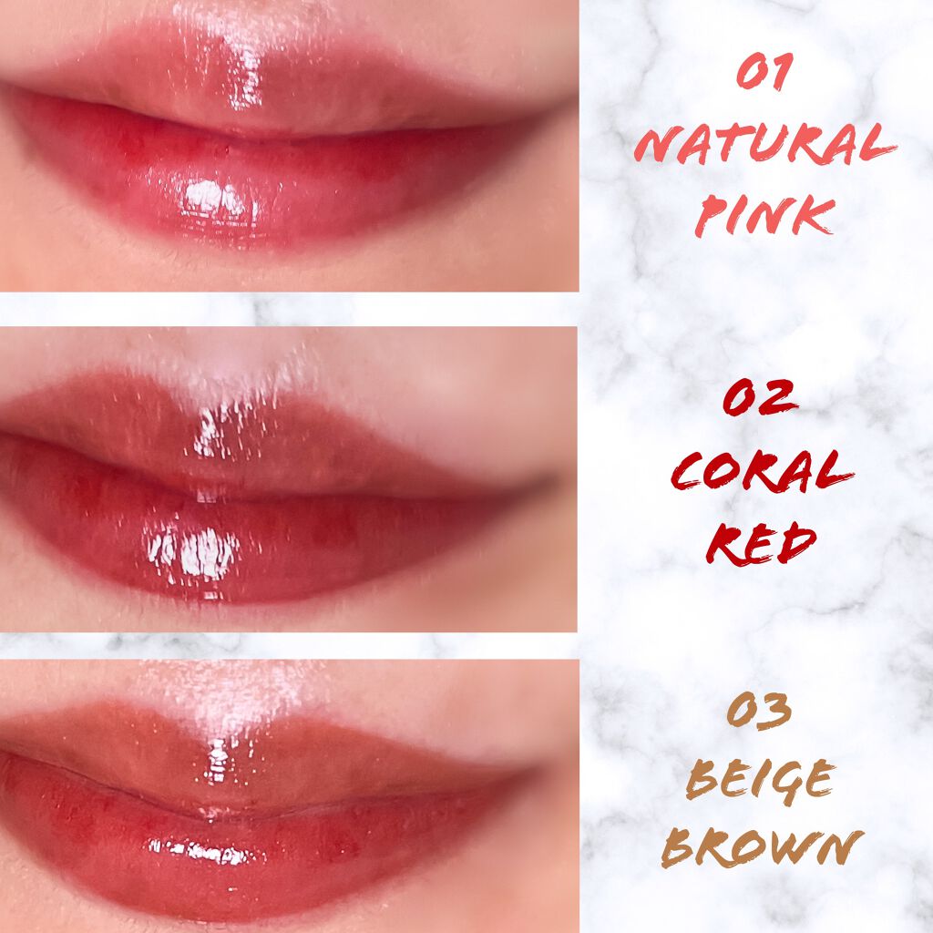 ウォータリーティントリップ/CEZANNE/リップティントを使ったクチコミ(3枚目)