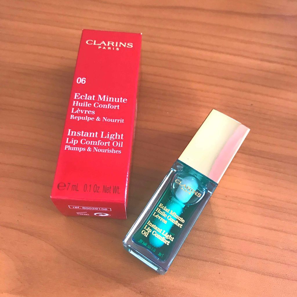 コンフォート リップオイル  06 mint/CLARINS/リップグロスを使ったクチコミ（1枚目）