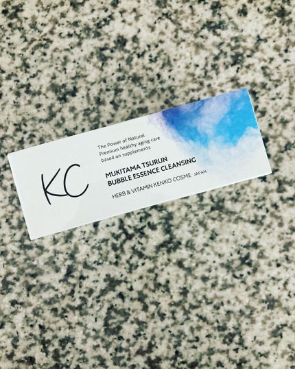 KC むきタマつるん 発泡美容液クレンジング/ハーブ健康本舗/クレンジングジェルを使ったクチコミ(1枚目)