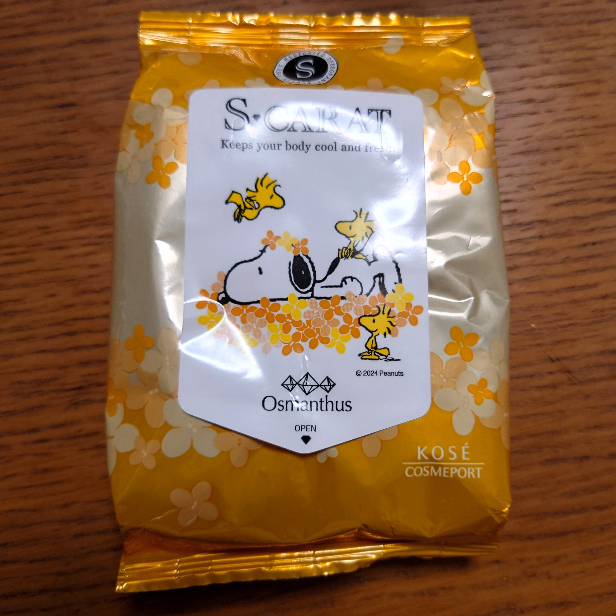 エスカラット 薬用デオドラント 大判クールシート/コーセーコスメポート/ボディシートを使ったクチコミ（1枚目）