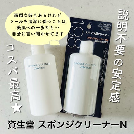 スポンジクリーナーN 198 (L)/SHISEIDO/その他化粧小物を使ったクチコミ(1枚目)