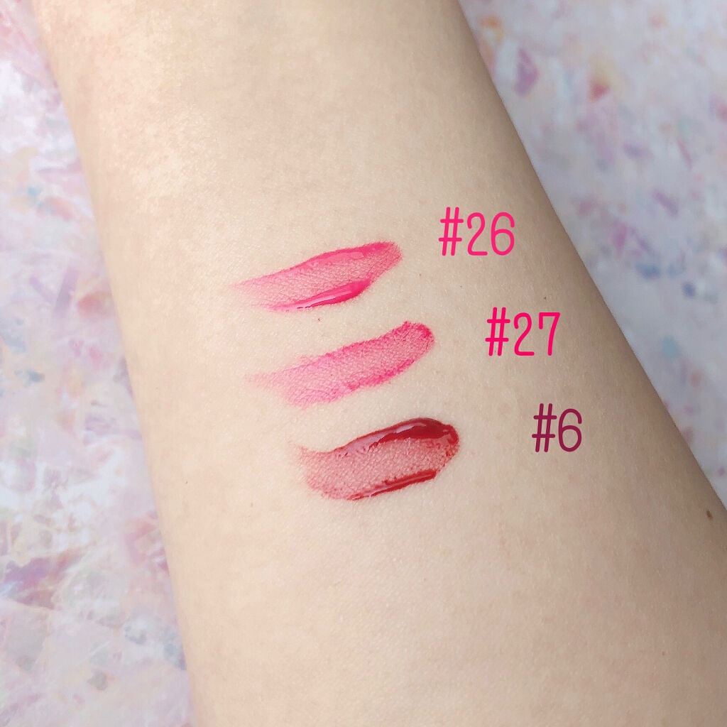 ジューシーラスティングティント/rom&nd/リップティントを使ったクチコミ（3枚目）