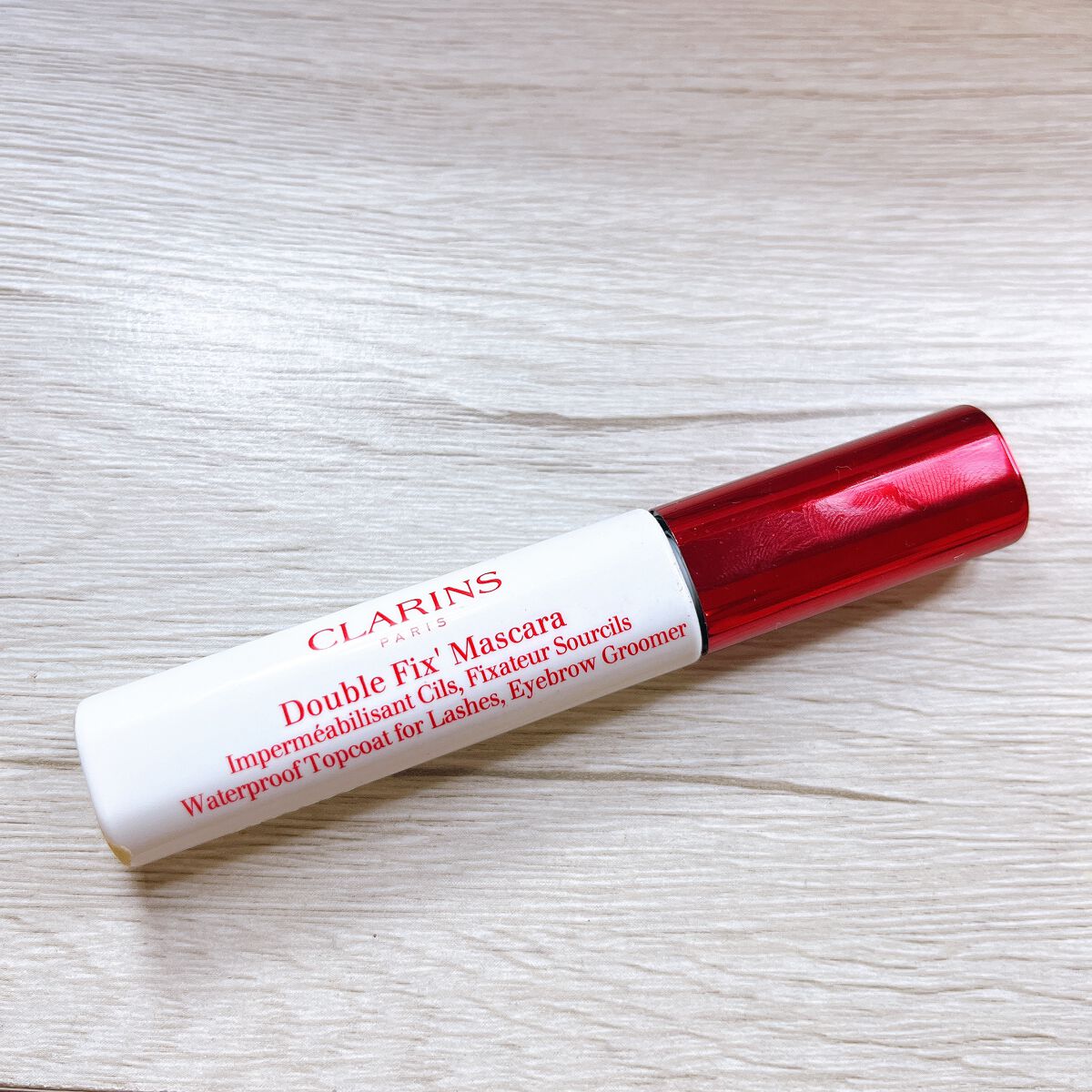 ダブルフィックス マスカラ/CLARINS/マスカラトップコートを使ったクチコミ（1枚目）