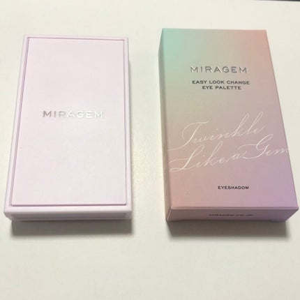 イージールックチェンジアイパレット/MIRAGEM/アイシャドウパレットを使ったクチコミ(1枚目)