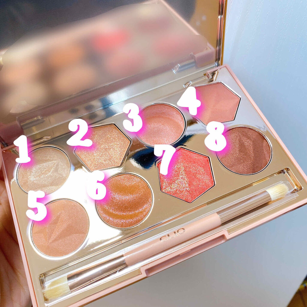 プリズム エアー アイ パレット/CLIO/アイシャドウパレットを使ったクチコミ（2枚目）