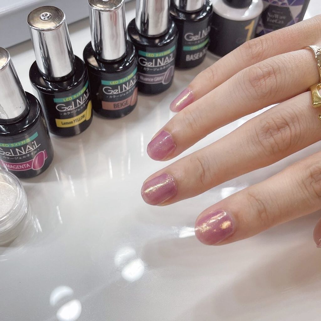 プレミアムノーワイプトップジェル/ネイル工房/ジェルネイルを使ったクチコミ（2枚目）