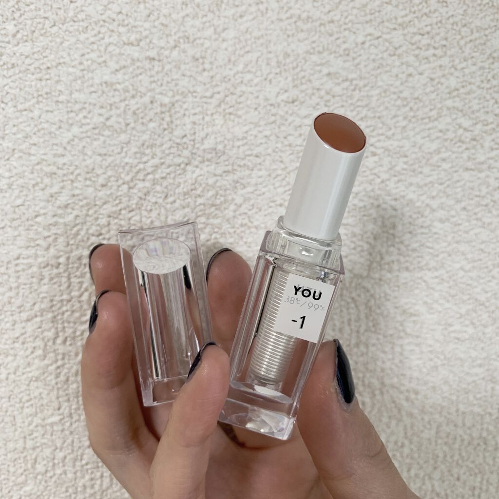 38℃/99℉ LIPSTICK  ＜YOU＞/UZU BY FLOWFUSHI/口紅を使ったクチコミ（1枚目）