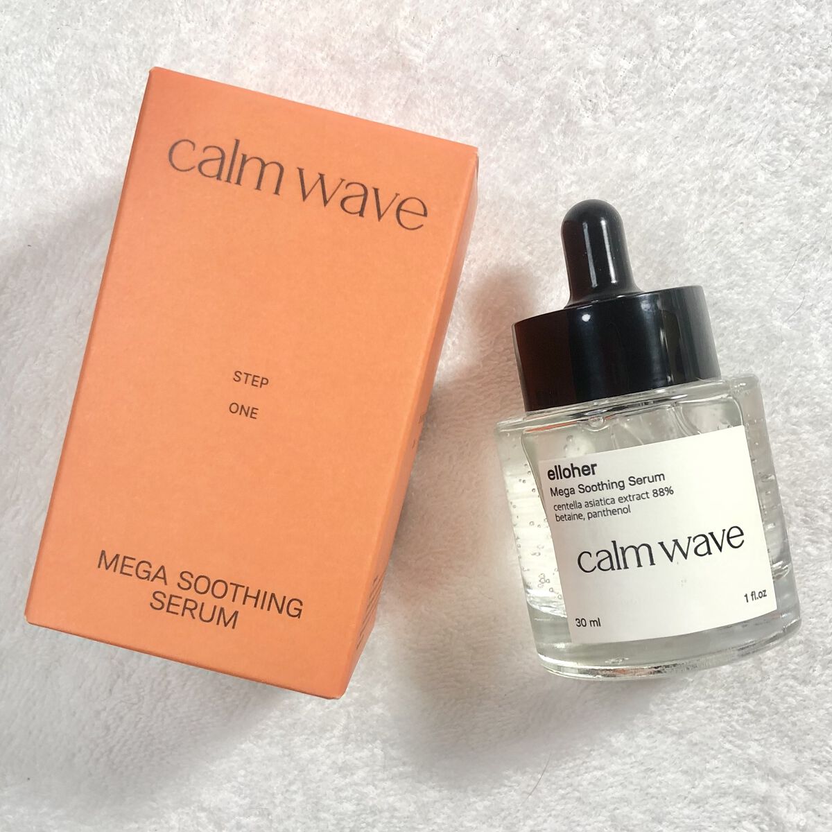 カームウェーブ - Mega Soothing Serum/elloher/美容液を使ったクチコミ（1枚目）