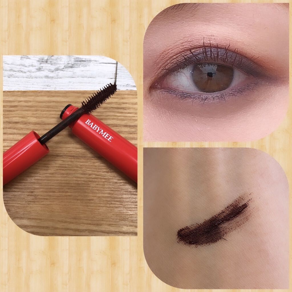 ニュアンスカラーマスカラ/BABYMEE/マスカラを使ったクチコミ（2枚目）