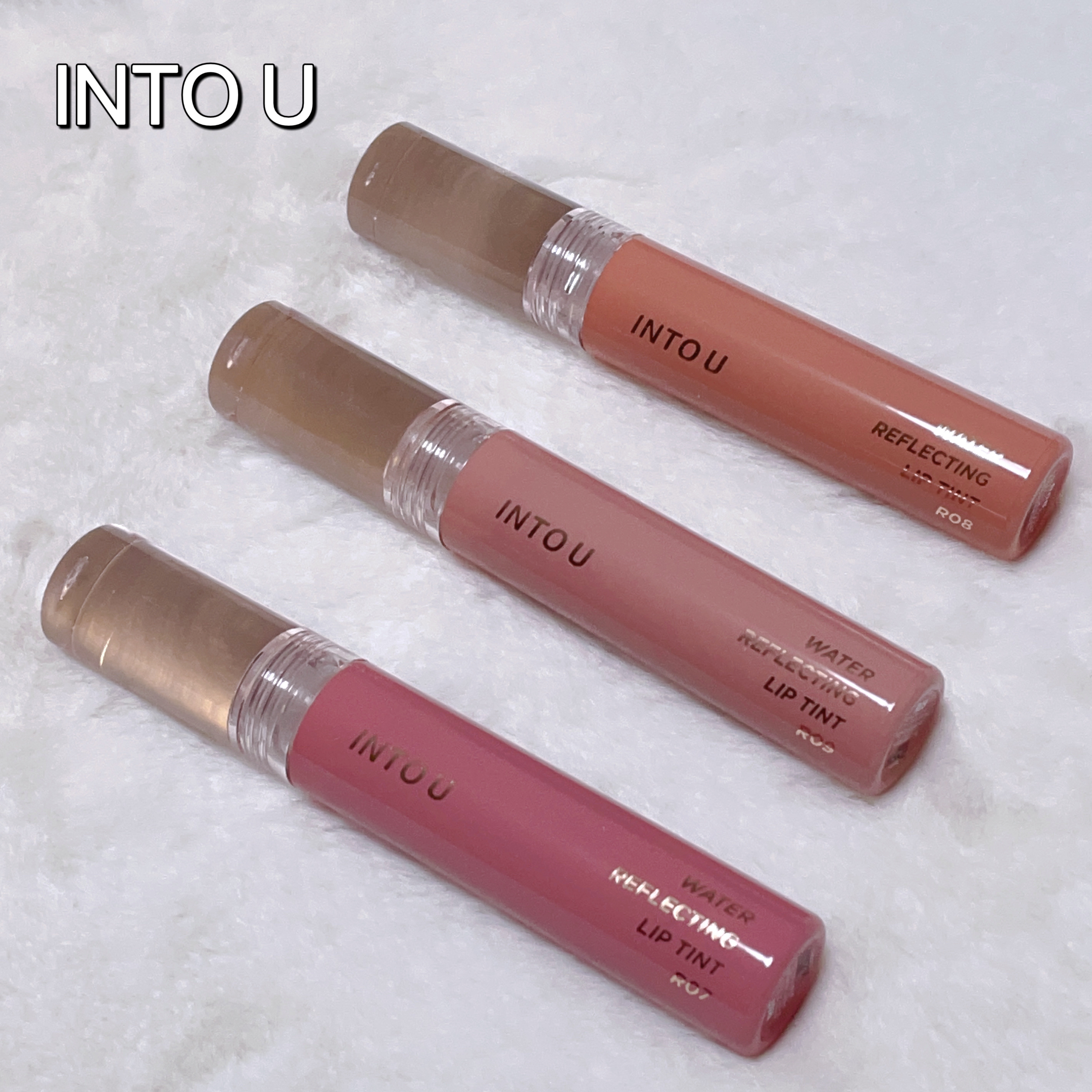 ウォーターリフレクティングリップティント/INTO U/リップティントを使ったクチコミ（1枚目）