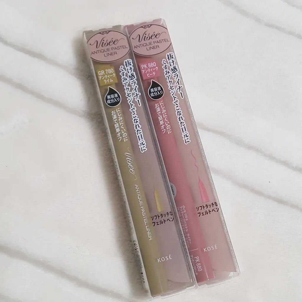 アンティークパステル ライナー/Visée/リキッドアイライナーを使ったクチコミ（1枚目）