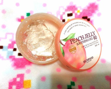ピーチ ジェリー スージングジェル90/SKINFOOD/ボディローションを使ったクチコミ(1枚目)
