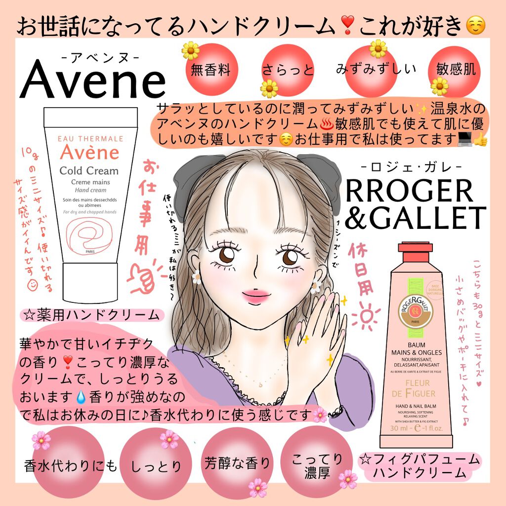 薬用ハンドクリーム/アベンヌ/ハンドクリームを使ったクチコミ(1枚目)