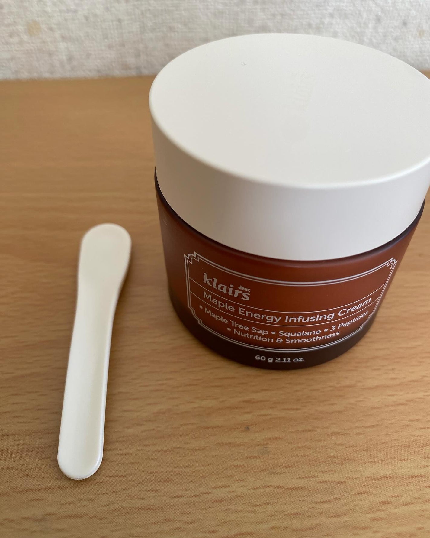 メープルエナジーインフュージングクリーム/Klairs/フェイスクリームを使ったクチコミ(2枚目)