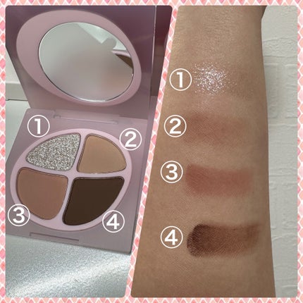 PINKY PROMISE プロミスパレット/Joocyee/アイシャドウパレットを使ったクチコミ(3枚目)