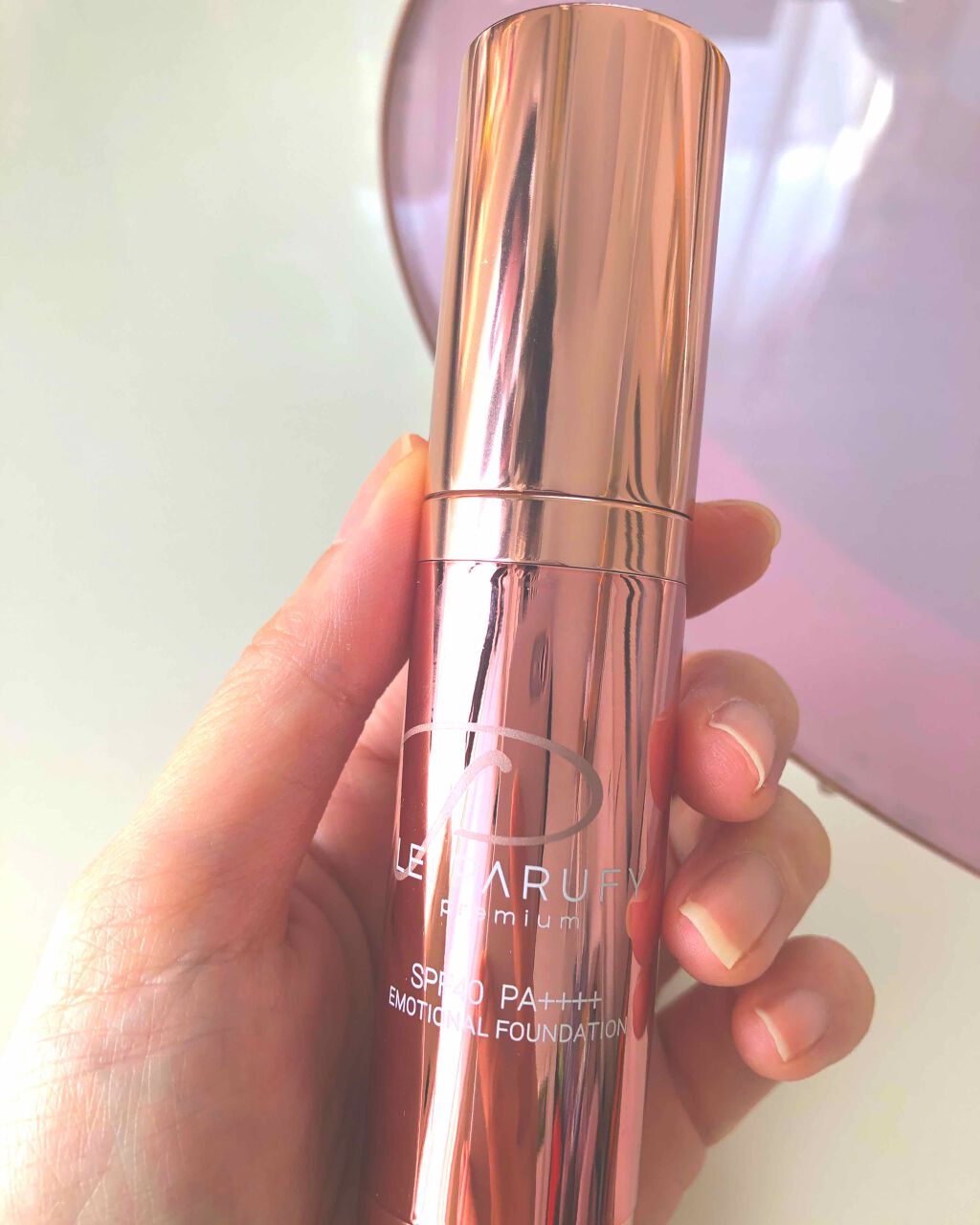 プレミアムエモーショナルファンデーション/LEI PARUFY/リキッドファンデーションを使ったクチコミ（1枚目）