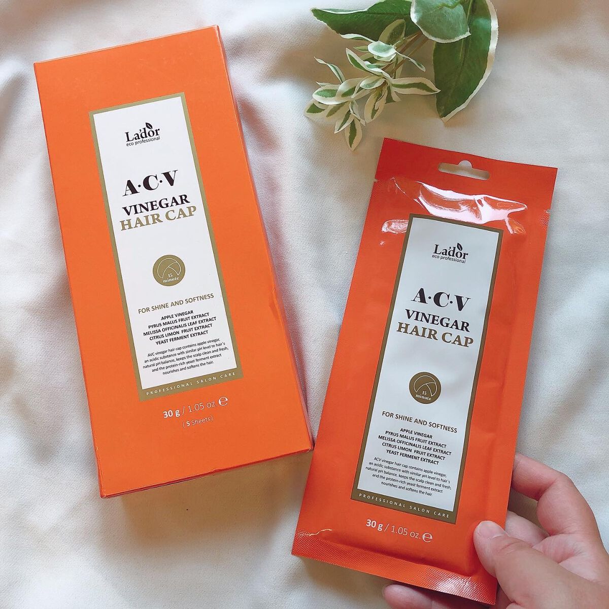 ACV VINEGAR HAIR CAP /La'dor/アウトバストリートメントを使ったクチコミ(2枚目)