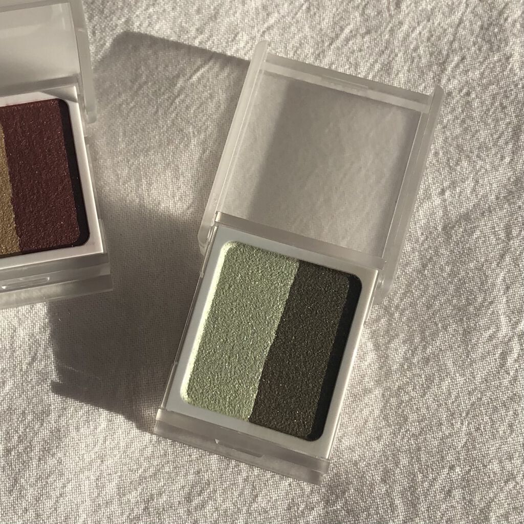 アイカラー2色タイプ/無印良品/アイシャドウパレットを使ったクチコミ（1枚目）