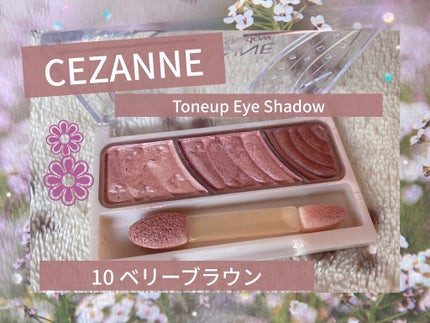トーンアップアイシャドウ/CEZANNE/アイシャドウパレットを使ったクチコミ(1枚目)
